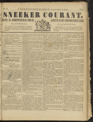 Sneeker Nieuwsblad nl 1889-08-31