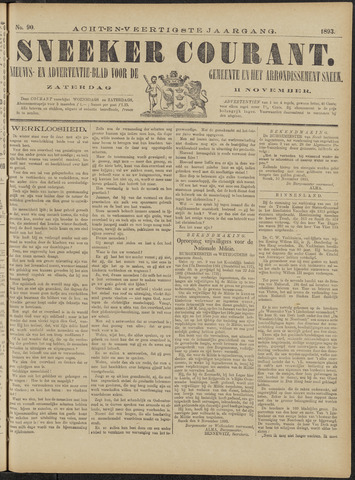 Sneeker Nieuwsblad nl 1893-11-11