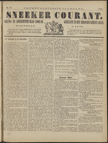 Sneeker Nieuwsblad nl 1890-06-11