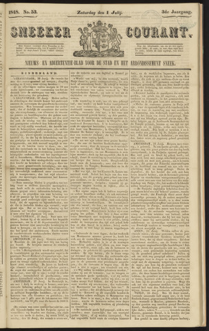 Sneeker Nieuwsblad nl 1848-07-01