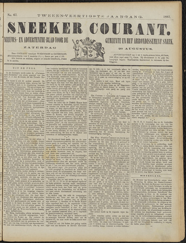 Sneeker Nieuwsblad nl 1887-08-20