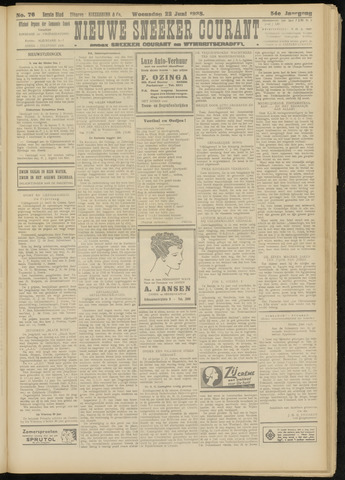 Sneeker Nieuwsblad nl 1938-06-22