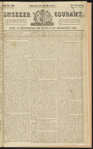 Sneeker Nieuwsblad nl 1848-12-23