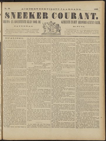 Sneeker Nieuwsblad nl 1893-06-24