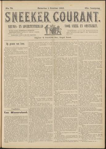 Sneeker Nieuwsblad nl 1910-10-01