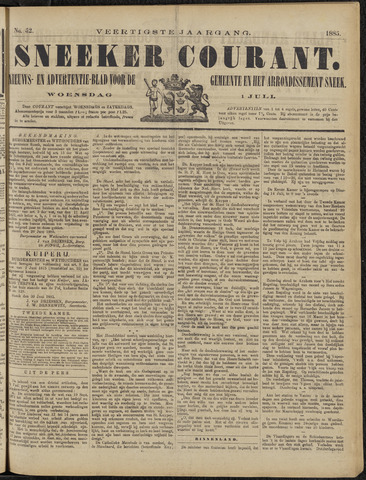 Sneeker Nieuwsblad nl 1885-07-01