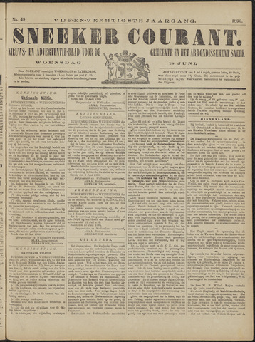 Sneeker Nieuwsblad nl 1890-06-18