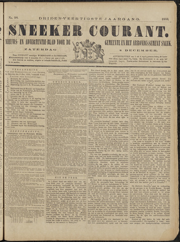 Sneeker Nieuwsblad nl 1888-12-08