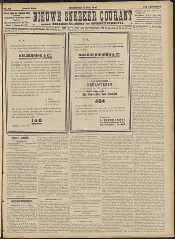 Sneeker Nieuwsblad nl 1927-07-06