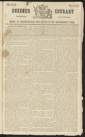 Sneeker Nieuwsblad nl 1857-12-02