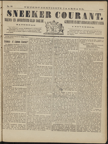 Sneeker Nieuwsblad nl 1890-11-08