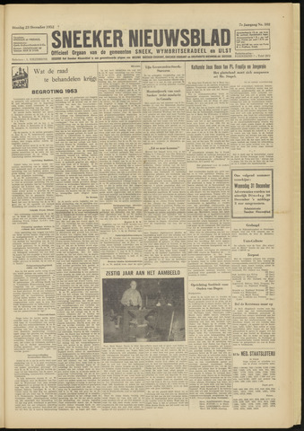 Sneeker Nieuwsblad nl 1952-12-23