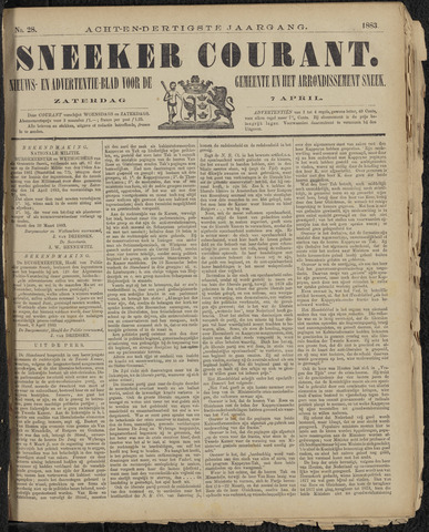 Sneeker Nieuwsblad nl 1883-04-07