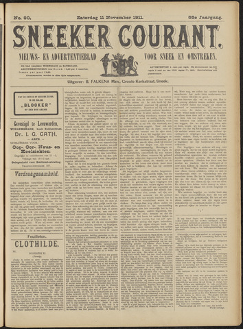 Sneeker Nieuwsblad nl 1911-11-11