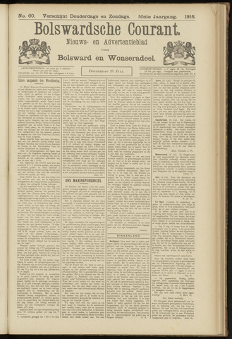 Bolswards Nieuwsblad nl 1916-07-27