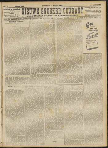 Sneeker Nieuwsblad nl 1927-03-12