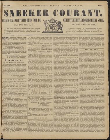 Sneeker Nieuwsblad nl 1883-12-29