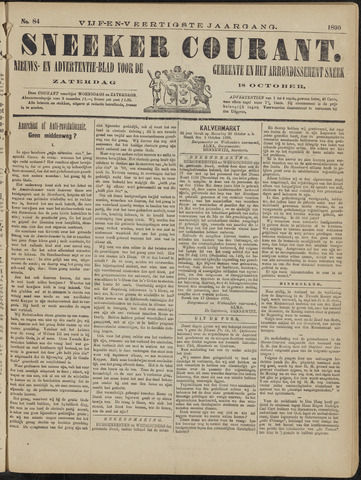 Sneeker Nieuwsblad nl 1890-10-18