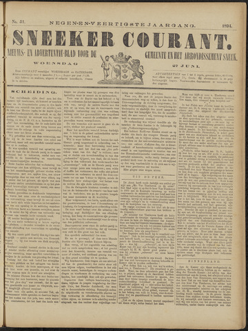 Sneeker Nieuwsblad nl 1894-06-27