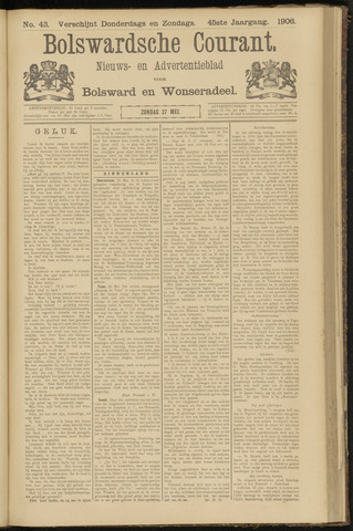 Bolswards Nieuwsblad nl 1906-05-27