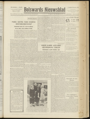 Bolswards Nieuwsblad nl 1953-10-09