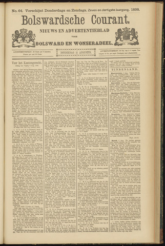 Bolswards Nieuwsblad nl 1898-08-11