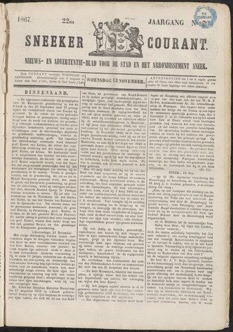 Sneeker Nieuwsblad nl 1867-11-13