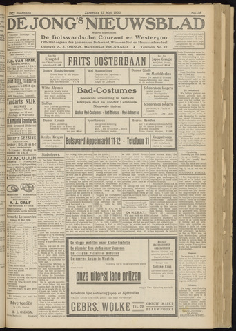 Bolswards Nieuwsblad nl 1930-05-17