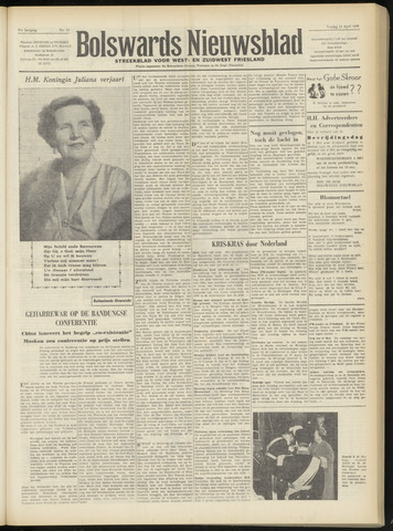 Bolswards Nieuwsblad nl 1955-04-29