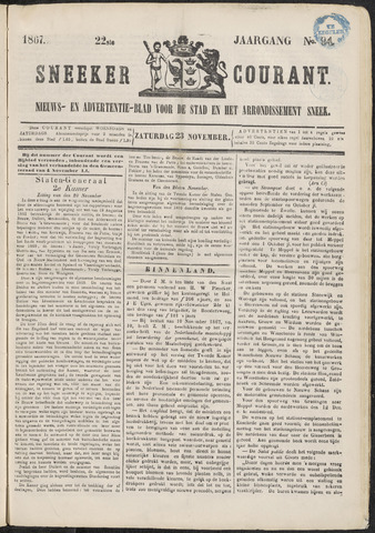 Sneeker Nieuwsblad nl 1867-11-23