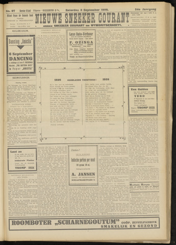 Sneeker Nieuwsblad nl 1938-09-03