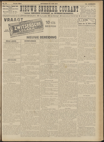 Sneeker Nieuwsblad nl 1927-06-18
