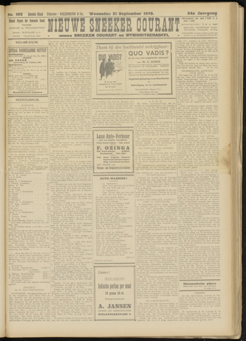 Sneeker Nieuwsblad nl 1938-09-21