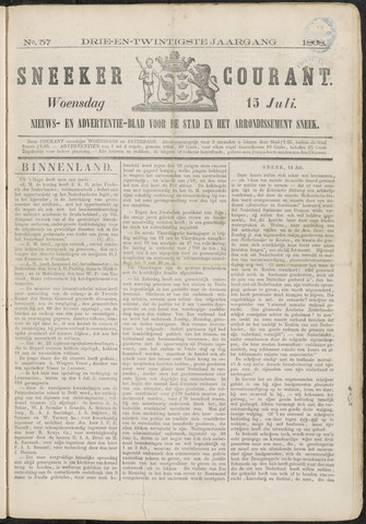 Sneeker Nieuwsblad nl 1868-07-15