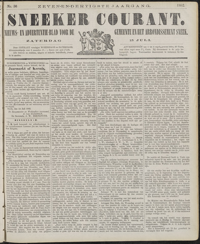 Sneeker Nieuwsblad nl 1882-07-15