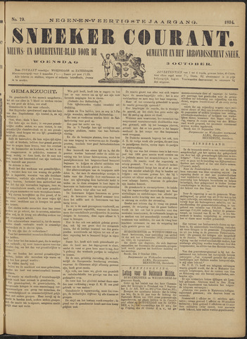Sneeker Nieuwsblad nl 1894-10-03