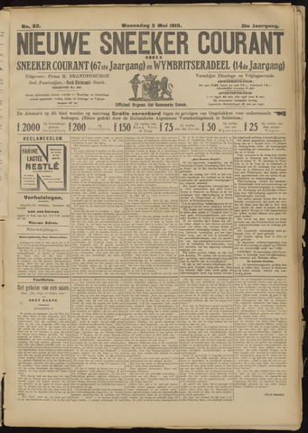 Sneeker Nieuwsblad nl 1915-05-05