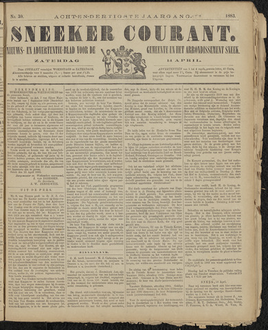 Sneeker Nieuwsblad nl 1883-04-14