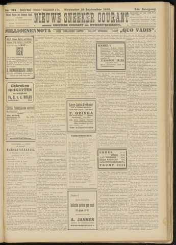 Sneeker Nieuwsblad nl 1938-09-28