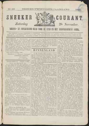 Sneeker Nieuwsblad nl 1868-11-28
