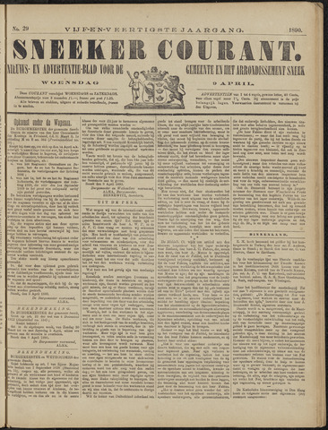 Sneeker Nieuwsblad nl 1890-04-09