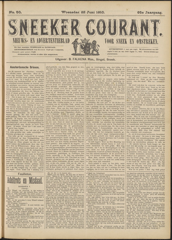 Sneeker Nieuwsblad nl 1910-06-22