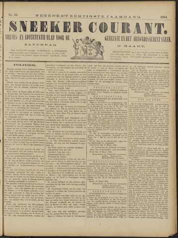 Sneeker Nieuwsblad nl 1894-03-17