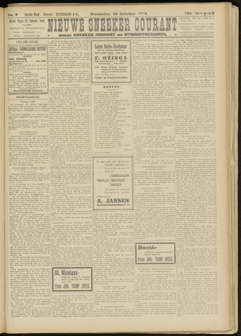 Sneeker Nieuwsblad nl 1938-10-26