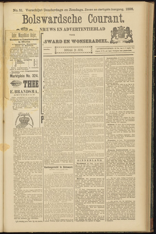 Bolswards Nieuwsblad nl 1898-06-26
