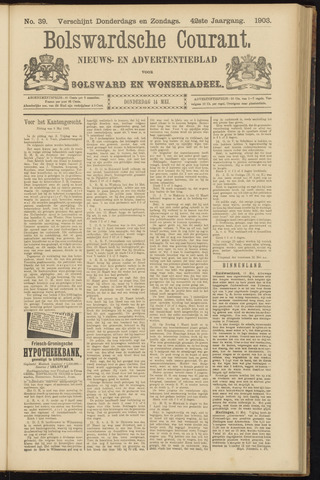 Bolswards Nieuwsblad nl 1903-05-14