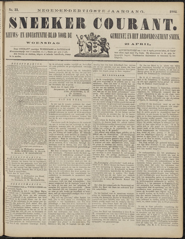 Sneeker Nieuwsblad nl 1884-04-23