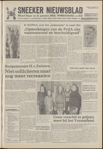 Sneeker Nieuwsblad nl 1974-12-02