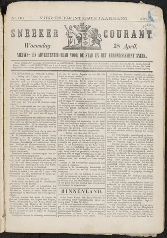 Sneeker Nieuwsblad nl 1869-04-28
