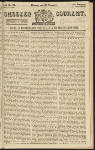 Sneeker Nieuwsblad nl 1848-11-18